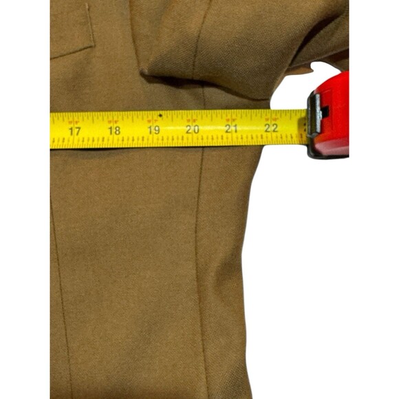 Camel Wool Cashmere Sport Coat 43R – Jos A Bank – Twill Weave Single Vent - Picture 10 of 13